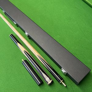 Cuephoria Budget Snooker Pool Cue 9.5mm Tip, 19oz, 57" Long & Hard Case Set