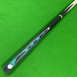 Cuephoria Silver Series 3/4 Jointed Snooker Pool Cue 9.5mm Tip, 19oz, 58" Long